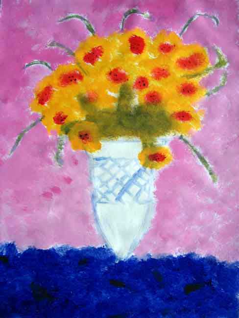 Visual Arts: Still-life of Sunflowers - Terry