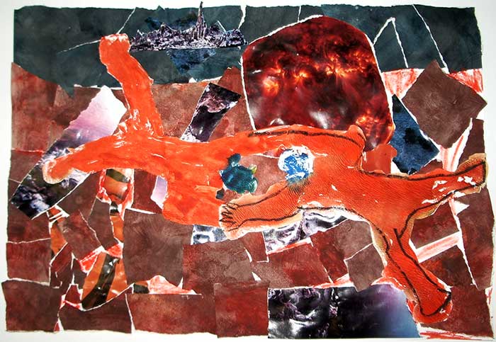Visual Arts: Mars Expedition Collage - Kerry