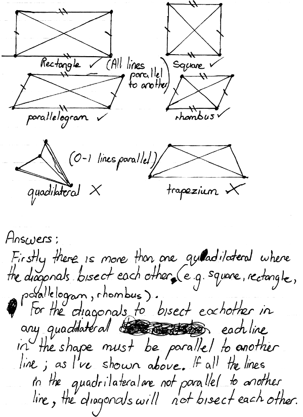 Diagonals of a Quadrilateral - Chris