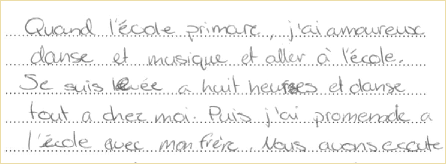ARC :: Writing an email/diary entry to a friend 100-200 words in French ...