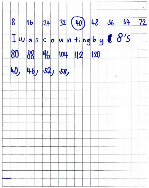 Making Number Patterns - Jamie